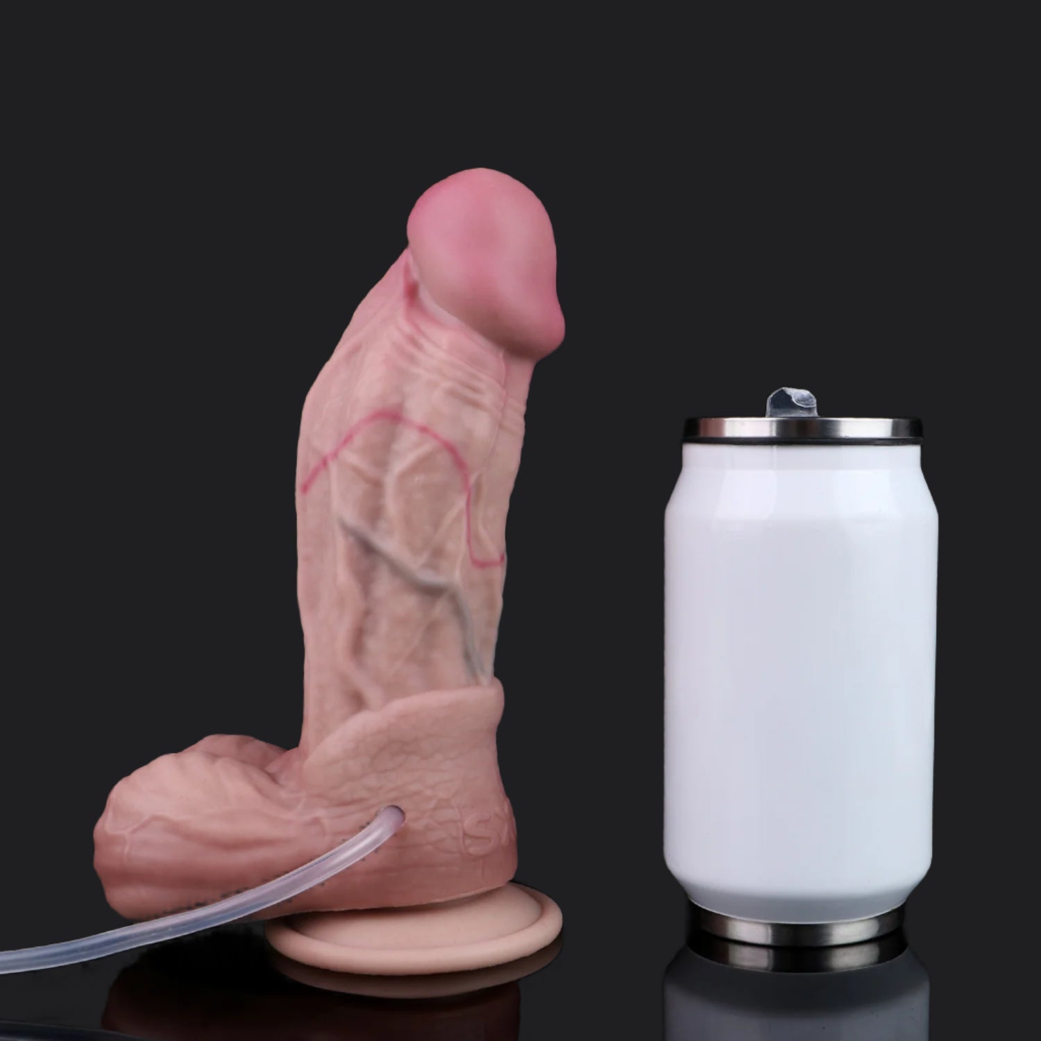 Inflatable Cumming Dildo 8 Inch – BeastGasm’s The Conqueror - BeastGasm